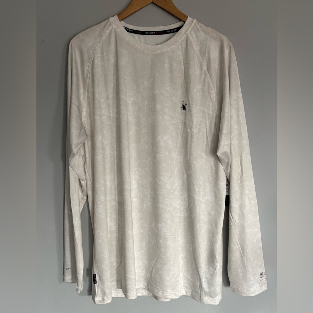 Spyder Men's Cream Long Sleeve Shirt